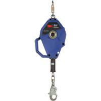 Cordage de s&eacute;curit&eacute; autor&eacute;tractable avec verrouillage intelligent, 20', Acier inoxydable, Pivotant Sidevic Inc.