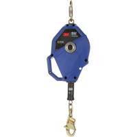 Cordage de s&eacute;curit&eacute; autor&eacute;tractable avec verrouillage intelligent, 50', Acier galvanis&eacute;, Pivotant Sidevic Inc.