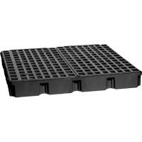 Modular Spill Platform, 60.5 US gal. Spill Capacity, 51.5" x 51.5" x 6.5" Sidevic Inc.