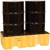 Spill Containment Pallet, 66 US gal. Spill Capacity, 26.25" x 51" x 13.75" Sidevic Inc.