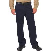 Pantalon de travail de protection contre l'arc &eacute;lectrique, 28, x 36, Bleu marin, 12,4 cal/cm2 Sidevic Inc.