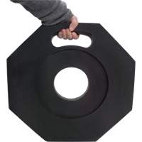 Base en caoutchouc pour poteaux d&eacute;lin&eacute;ateurs de qualit&eacute; sup&eacute;rieure, 12 lb Sidevic Inc.
