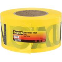 Scotch&reg; Buried Barricade Tape, English, 3" W x 1000' L, 2 mils, Black on Yellow Sidevic Inc.