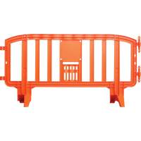 Movit Barricade, Interlocking, 78" L x 39" H, Orange Sidevic Inc.