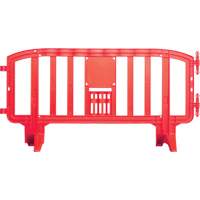 Movit Barricade, Interlocking, 78" L x 39" H, Red Sidevic Inc.