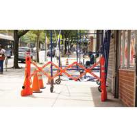 Multi-Gate Barricade, 43" H x 90" L, Orange Sidevic Inc.
