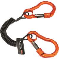 Longe porte-outils Squids 3166, Spirale, Mousqueton double Sidevic Inc.