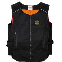 Chill-Its&reg; 6260 Lightweight Phase Change Cooling Vest with Packs, Small/Medium, Black Sidevic Inc.