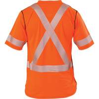 T-shirt &agrave; manches courtes haute visibilit&eacute; Polartec Power Grid, Polyester, Petit, Orange Sidevic Inc.