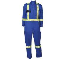 Firewall FR&reg; Striped Coveralls, Size X-Small, Royal Blue Sidevic Inc.