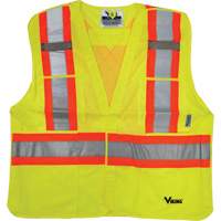Veste de s&eacute;curit&eacute;, Jaune lime haute visibilit&eacute;, 2T-Grand/3T-Grand, Polyester Sidevic Inc.