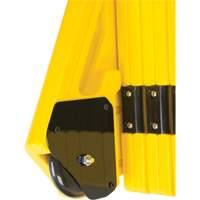 Barri&egrave;re mobile portative, 40" h x 13' lo, Jaune Sidevic Inc.