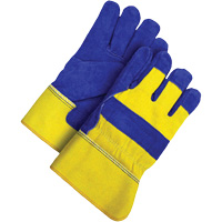 Gants d'ajusteur, Grand, Paume en Cuir de vache refendu, Doublure en Peluche d'acrylique Sidevic Inc.