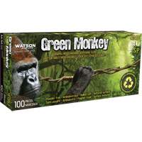 5559PF Green Monkey Gloves, Small, Nitrile, 4-mil, Powder-Free, Green Sidevic Inc.