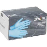 Gants jetables en paquets pour distributeur, Moyen, Nitrile, 4,5 mils, Sans poudre, Bleu Sidevic Inc.