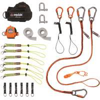 Trousse de longes de fixation d'outils pour monteurs de charpentes m&eacute;talliques et poseurs d'acier 3186 Squids Sidevic Inc.