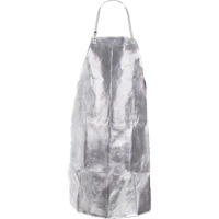Heat Resistant Apron with Strap, 24" W x 36" L, Aluminized Kevlar&reg; Sidevic Inc.
