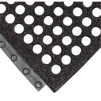24/Seven&reg; Locksafe&reg; Anti-Fatigue Mat, Honeycomb, 3' x 3' x 5/8", Black, Natural Rubber Sidevic Inc.