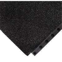 24/Seven&reg; Locksafe&reg; Anti-Fatigue Mat, Textured, 3' x 3' x 5/8", Black, Nitrile Sidevic Inc.