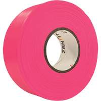 Flagging Tape, 1.1875" W x 164' L, Fluorescent Pink Sidevic Inc.