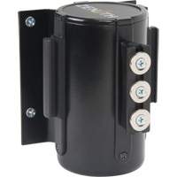 Barri&egrave;re &agrave; fixation murale avec ruban magn&eacute;tique, Acier, Fixation par vis, 12', Ruban Noir Sidevic Inc.
