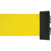 Barri&egrave;re &agrave; fixation murale avec ruban magn&eacute;tique, Acier, Fixation par vis, 7', Ruban Jaune Sidevic Inc.