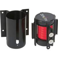 Barri&egrave;re &agrave; fixation murale avec ruban magn&eacute;tique, Acier, Fixation par vis, 7', Ruban Rouge Sidevic Inc.