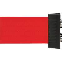 Barri&egrave;re &agrave; fixation murale avec ruban magn&eacute;tique, Acier, Fixation par vis, 7', Ruban Rouge Sidevic Inc.