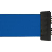 Barri&egrave;re &agrave; fixation murale avec ruban magn&eacute;tique, Acier, Fixation par vis, 7', Ruban Bleu Sidevic Inc.