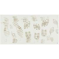 Peel-Away Cleanroom Mats & Frame Kit, 1.57 mils Thick, 18" W, 3' L x White Sidevic Inc.