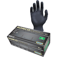 Sentron 6 Disposable Examination Gloves, Small, Nitrile, 6-mil, Powder-Free, Black, Class 2 Sidevic Inc.