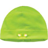 N-Ferno&reg; Skull Cap Beanie Hat with LED Lights, One Size, High-Visibility Lime Green Sidevic Inc.