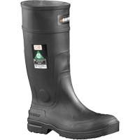 Slip Resistant Boots, Rubber, Steel Toe, Size 9 Sidevic Inc.