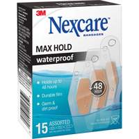 Pansements imperm&eacute;ables &agrave; tenue maximale Nexcare, Assorti, Plastique, St&eacute;rile Sidevic Inc.
