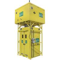 Enclosed Outdoor Gravity Fed Safety Shower Sidevic Inc.