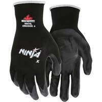 Ninja&reg; Coated Gloves, Large, Bi-Polymer Coating, 15 Gauge, Nylon/Lycra&reg; Shell Sidevic Inc.