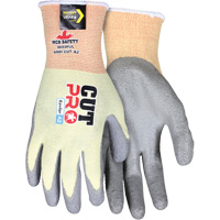 Cut Pro&reg; Cut Resistant Coated Gloves, Size Medium, 15 Gauge, Polyurethane Coated, Kevlar&reg; Shell, ASTM ANSI Level A2 Sidevic Inc.