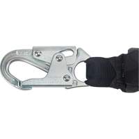Miller&reg; HP Shock-Absorbing Lanyard, 4', Locking Rebar Hook Center, Locking Snap Hook Leg Ends, Polyester Sidevic Inc.