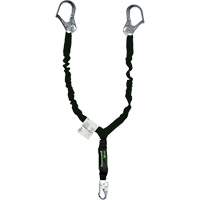 Miller&reg; Arc-Rated Shock-Absorbing Lanyard, 6', Locking Snap Hook Center, Locking Snap Hook Leg Ends, Kevlar&reg; Sidevic Inc.