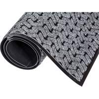 Tapis d'accueil Performance Tire-Track, Essuie-pieds/grattoir, 4' x 8' x 3/8", Gris Sidevic Inc.