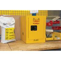 Armoire pour produits inflammables, 4 gal., 1 Porte(s), 17" La x 22" h x 18" p Sidevic Inc.