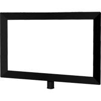 Heavy-Duty Horizontal Sign Holder for Classic Posts, Black Sidevic Inc.