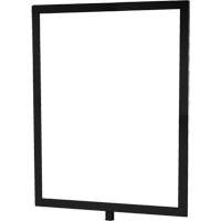 Heavy-Duty Vertical Sign Holder for Classic Posts, Black Sidevic Inc.