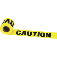 Irwin&reg; Strait-Line&reg; Barrier Tape, English, 3" W x 300' L, 2 mils, Black on Yellow Sidevic Inc.