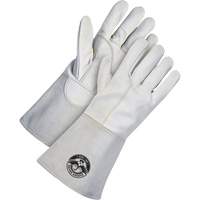 Gants de soudage &agrave; l'arc TIG, Cuir de ch&egrave;vre refendu, Taille Grand Sidevic Inc.