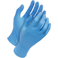 Classic Disposable Gloves, Medium, Nitrile, 4-mil, Powder-Free, Blue Sidevic Inc.