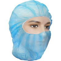 Cagoules de protection Care, Polypropyl&egrave;ne, Bleu Sidevic Inc.