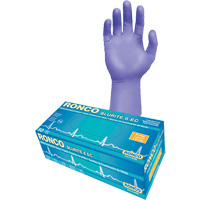 Blurite 6 EC Extended Cuff Examination Gloves, Small, Nitrile, 6-mil, Powder-Free, Purple, Class 2 Sidevic Inc.