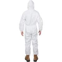 Premium Hooded Coveralls, Small, White, Microporous Sidevic Inc.