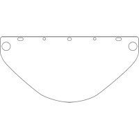 Visi&egrave;re de s&eacute;curit&eacute; universelle Dynamic, Polycarbonate, Teinte Transparent Sidevic Inc.